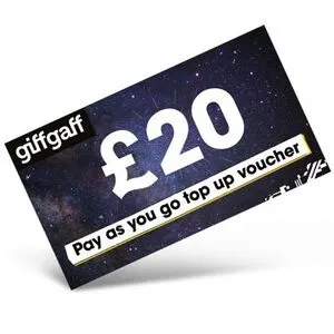 GiffGaff United Kingdom 20 GBP Top-Up Card