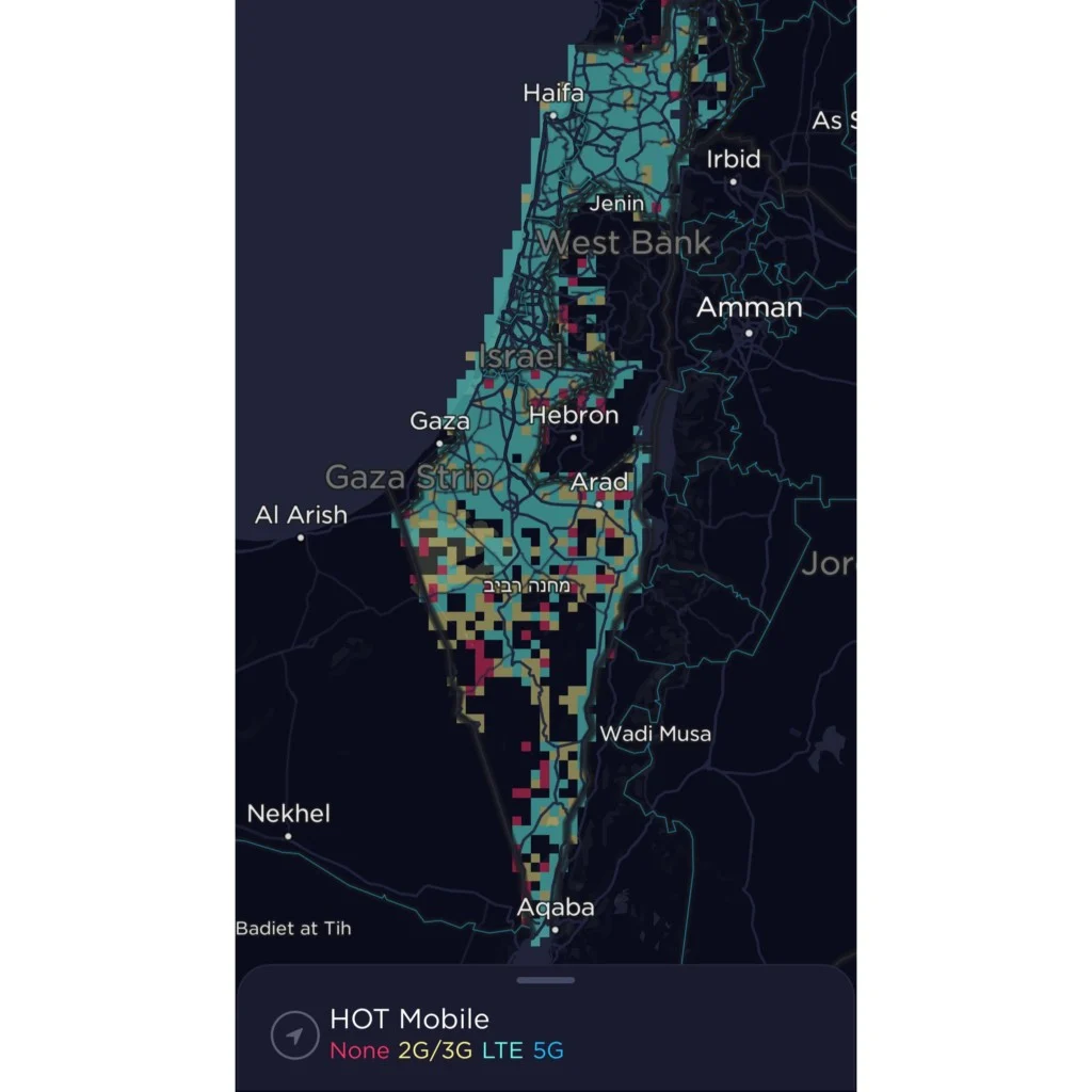 HOT Mobile Coverage Map