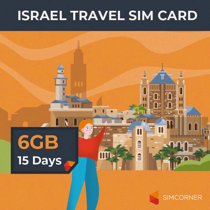 Israel Data SIM card (6 GB for 15 days) SimCorner