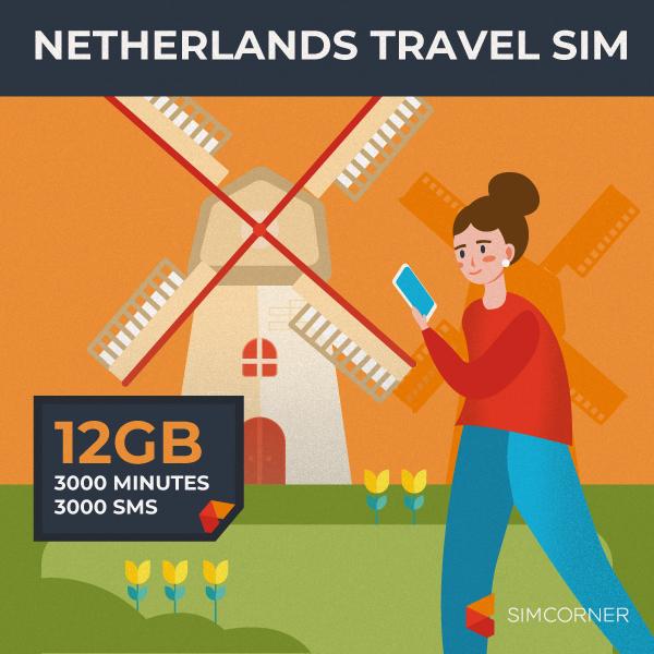 Netherlands Travel SIM Card SimCorner