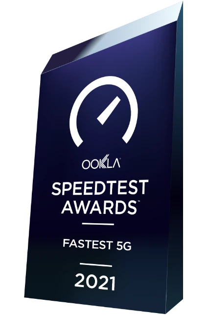 Speedtest Awards Fastest 5G 2021