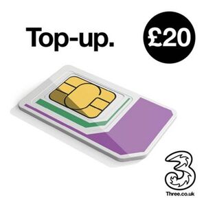 Three 3 United Kingdom 20 GBP Top-Up Card