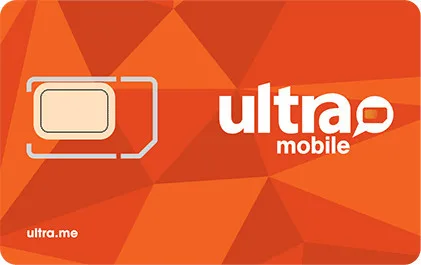 Ultra Mobile Orange SIM Card
