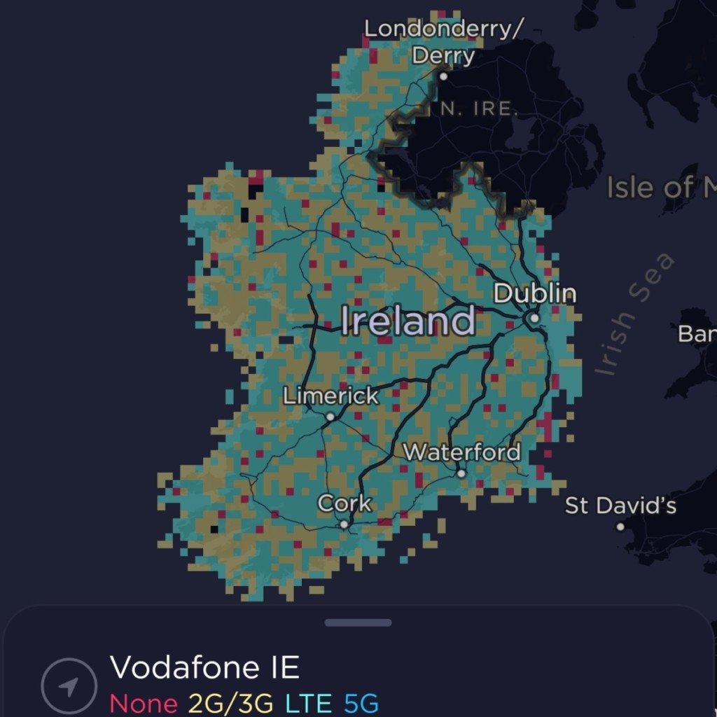 Vodafone Ireland Coverage Map