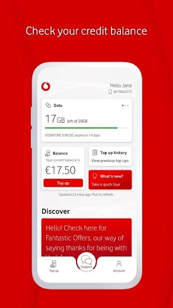 Vodafone Ireland My Vodafone Ireland App