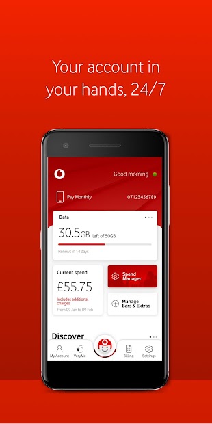 Vodafone United Kingdom My Vodafone App
