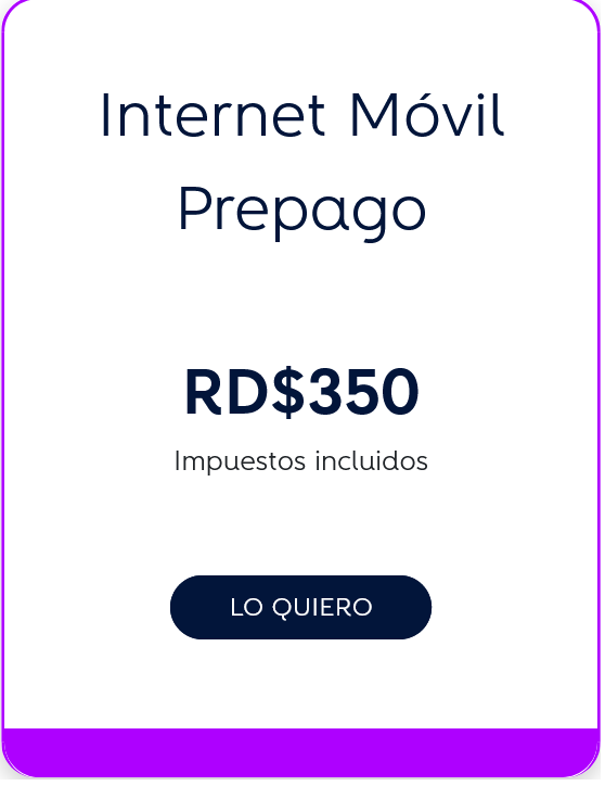 Altice Dominican Republic Data Only SIM Card Price