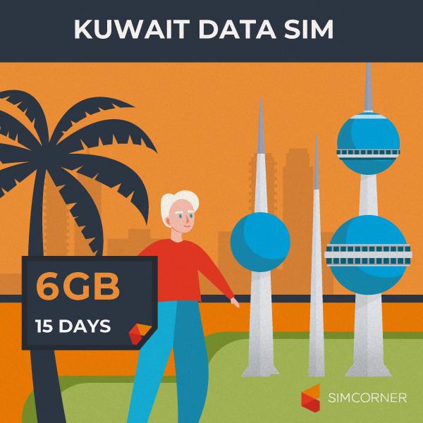 Kuwait Travel SIM Card SimCorner