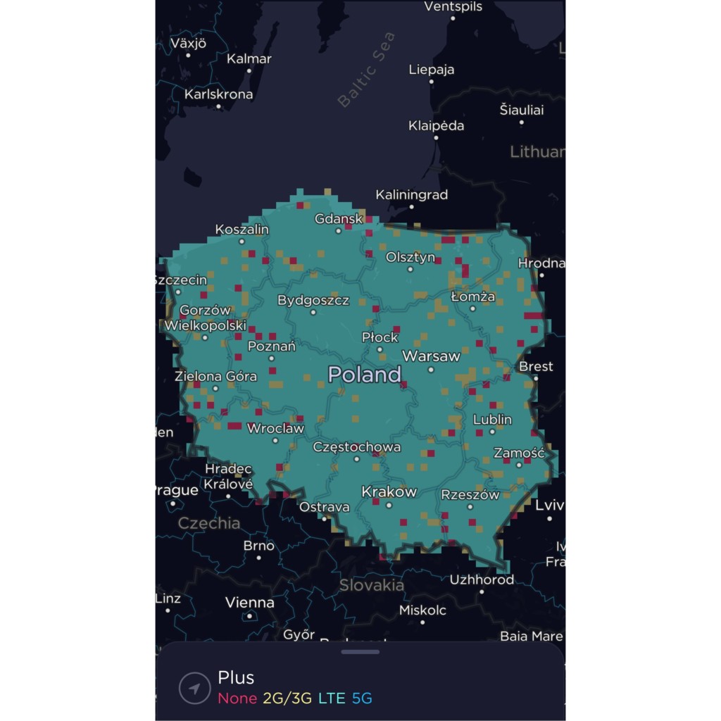 Plus Poland Coverage Map