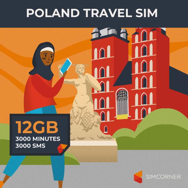 Poland Travel SIM Card SimCorner