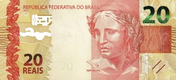 20 Brazilian Real Bank Note