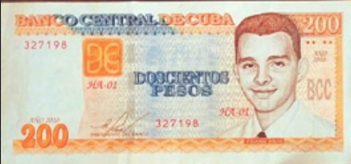 200 Cuban Peso Bank Note