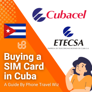 Buying a SIM Card in Cuba Guide (logo of Cubacel by ETECSA)