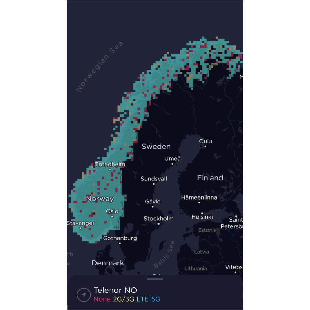 Telia Norway Coverage Map