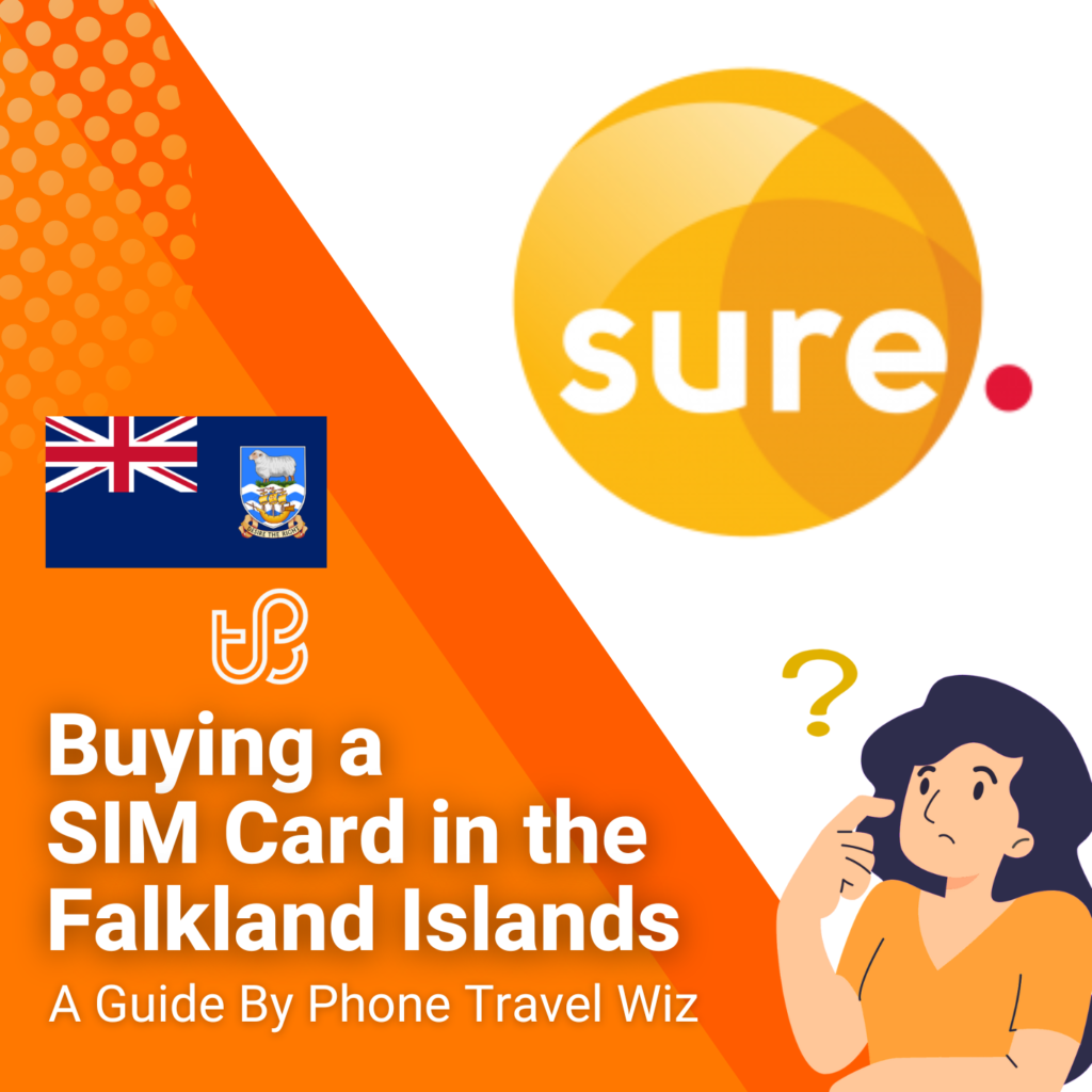 Buying a SIM Card in the Falkland Islands Guide (logo of Sure)