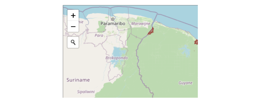 SFR French Guiana Guyane 4G+ Coverage Map
