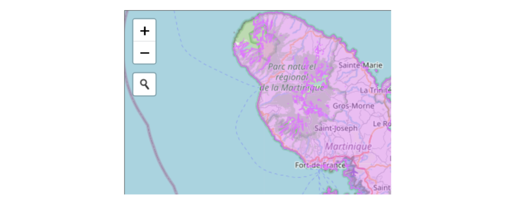 SFR Martinique 3G Coverage Map