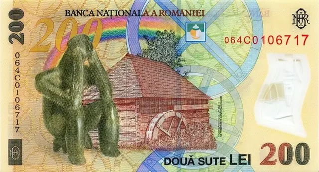 200 Romanian Lei Bank Note