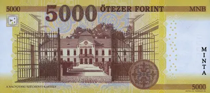5000 Hungarian Forint Bank Note
