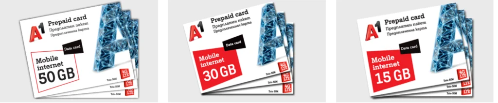 A1 Bulgaria Mobile Internet Data Only SIM Cards