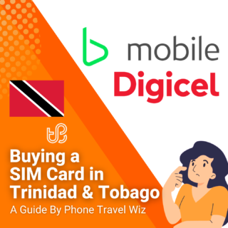Buying a SIM Card in Trinidad & Tobago Guide (logos of Digicel & Bmobile)