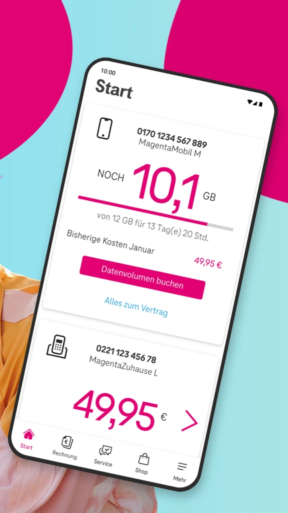 Magenta Telekom Austria MeinMagenta Handy & Festnetz App