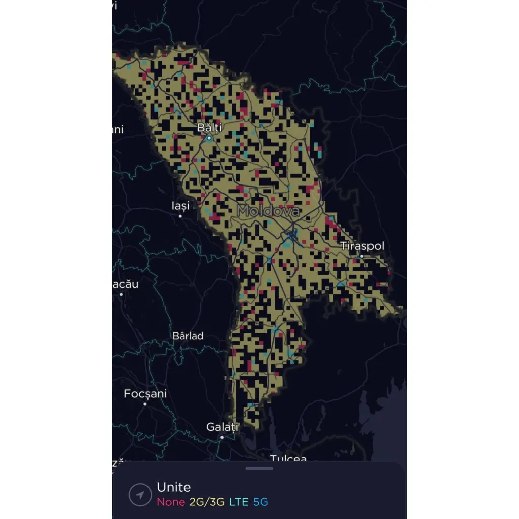 Moldtelecom Moldova Coverage Map