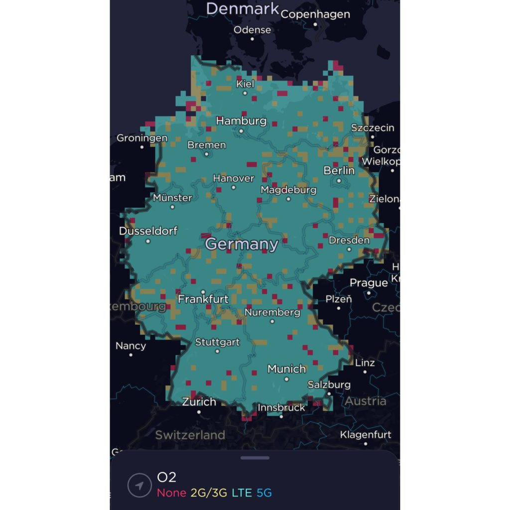 O2 Germany Coverage Map