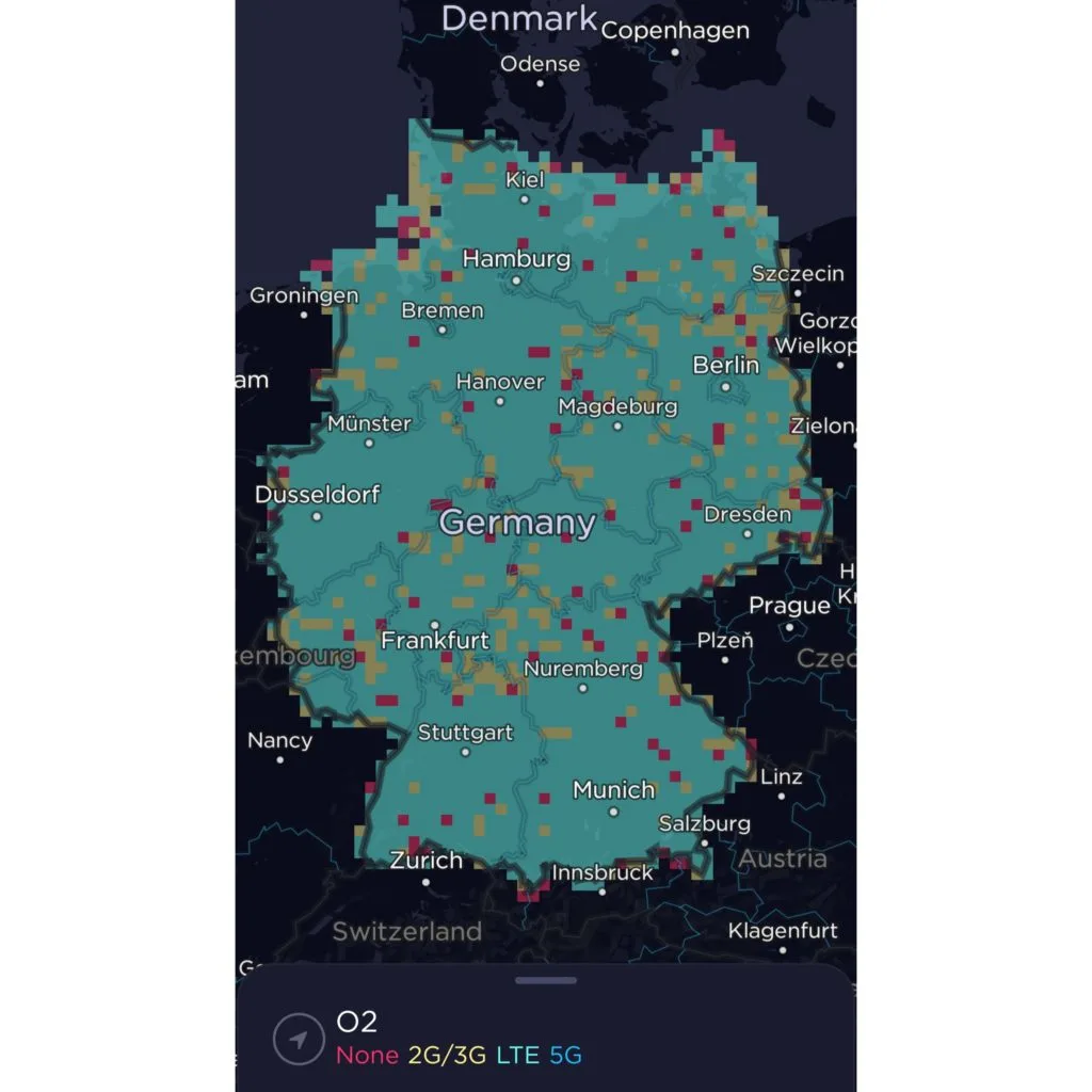 O2 Germany Coverage Map