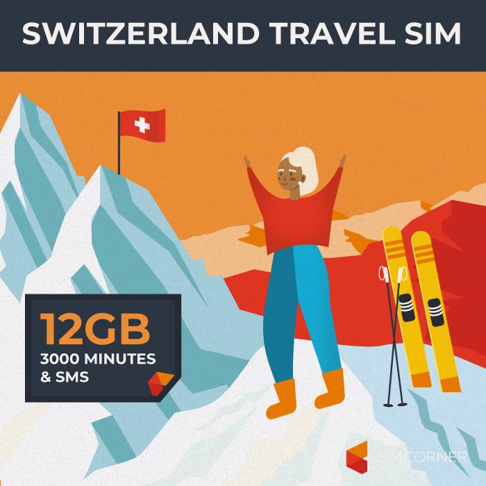 Switzerland Travel SIM Card SimCorner