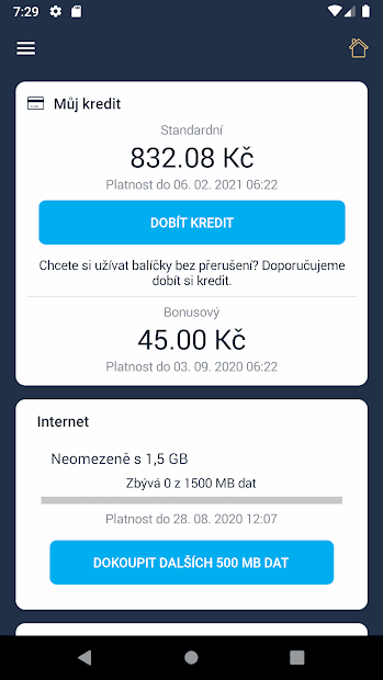 Tesco Mobile Czech Republic App