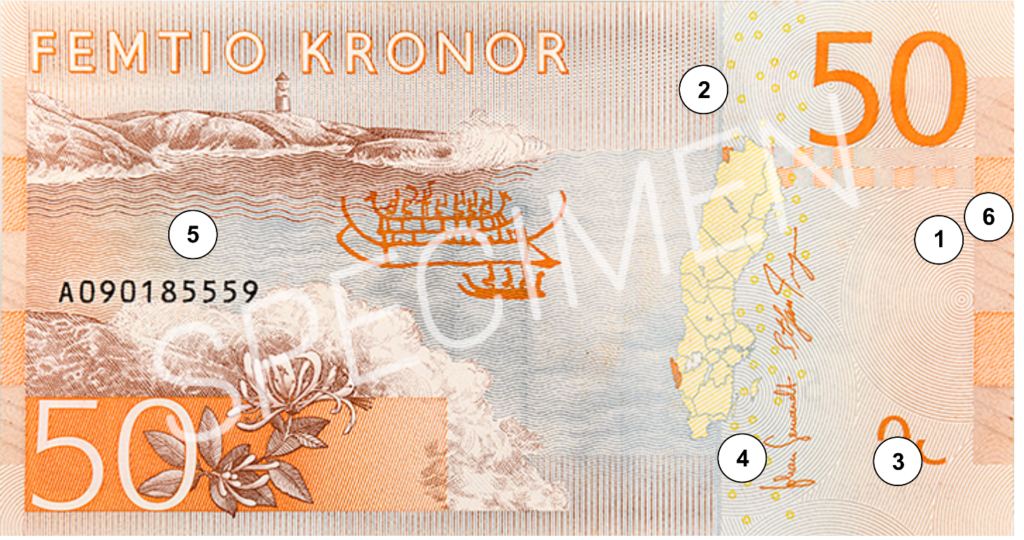 50 Swedish Krona Bank Note