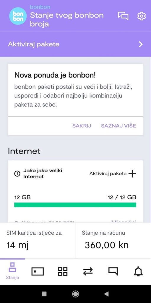 Bonbon Croatia App
