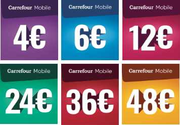 Carrefour Mobile Belgium Top Ups