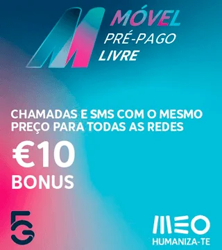 MEO Portugal Cartão M Móvel Pré-Pago Livre SIM Card