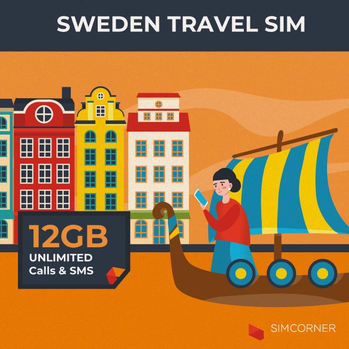 Sweden Travel SIM Card SimCorner