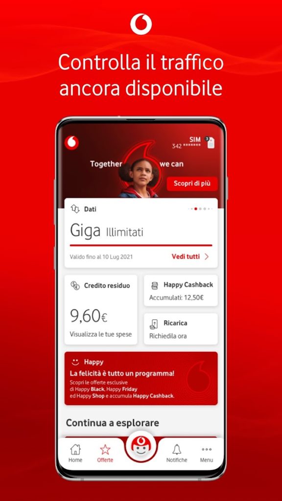 Vodafone Italy My Vodafone Italia App