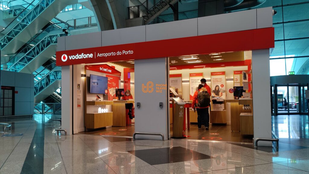 Vodafone Portugal Store at Porto-Francisco Sá Carneiro Airport