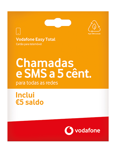 Vodafone Portugal Vodafone Easy Total Cartão SIM Card