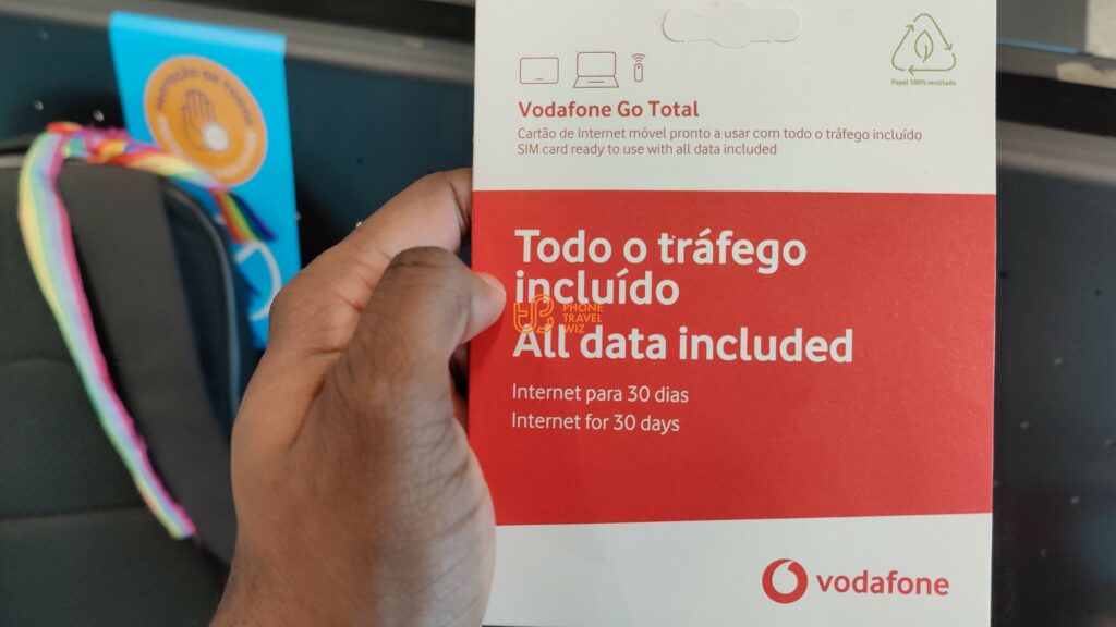 Vodafone Portugal Vodafone Go Total Data-only SIM Card Sold at Porto-Francisco Sá Carneiro Airport