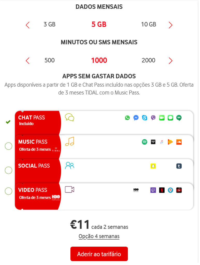 Vodafone Portugal You Plans