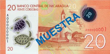 20 Nicaraguan Córdoba Bank Note