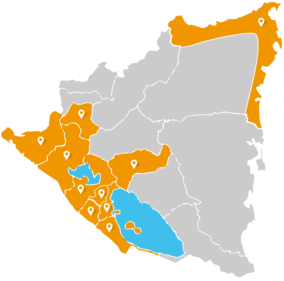 CooTel Nicaragua Coverage Map