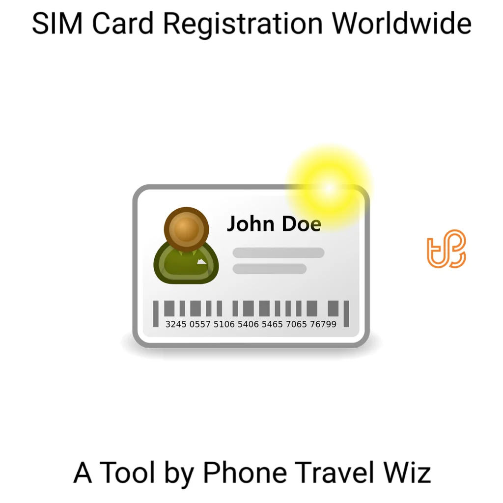 SIM Card Registration Worldwide Tool by Phone Travel Wiz