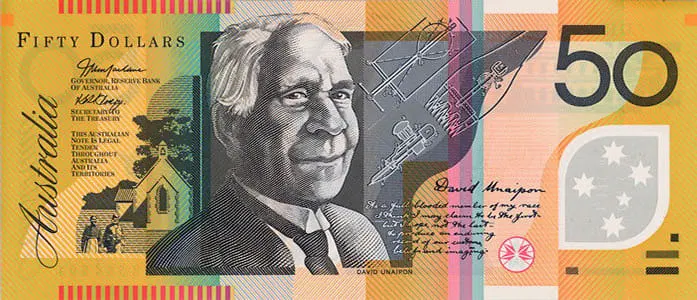 50 Australian Dollar Bank Note