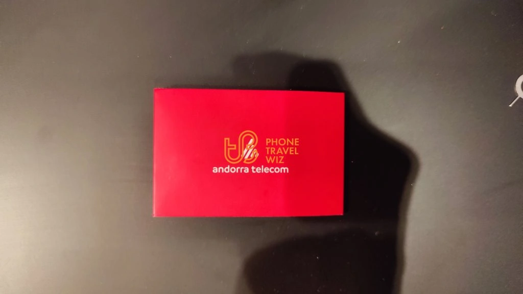Andorra Telecom SIM Card Holder Back