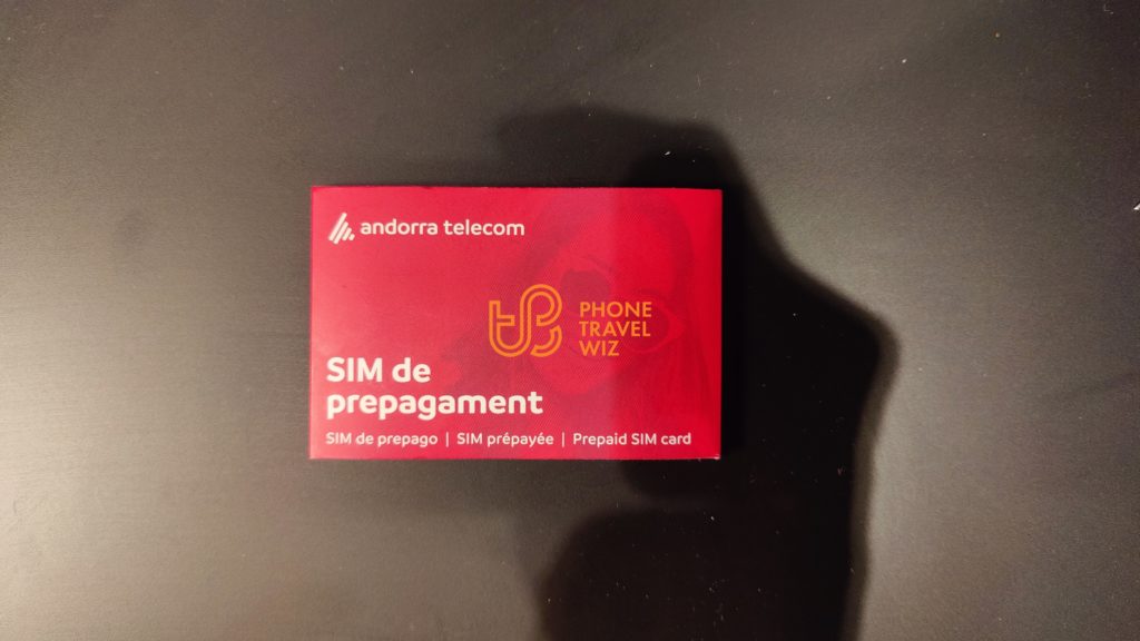 Andorra Telecom SIM Card Holder Front
