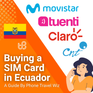 Buying a SIM Card in Ecuador Guide (logos of Claro, Movistar, CNT & Tuenti)