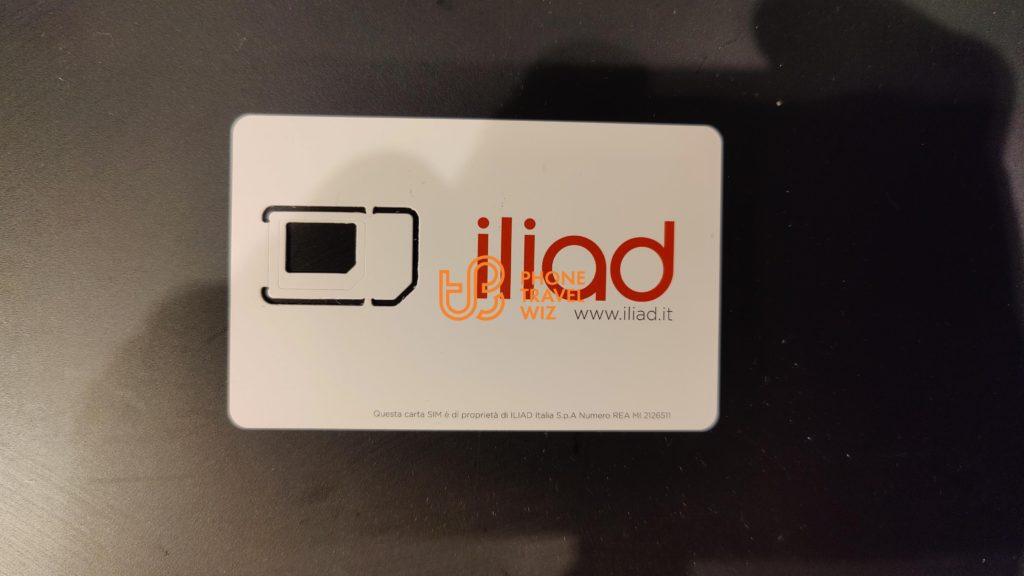Iliad Italy SIM Card