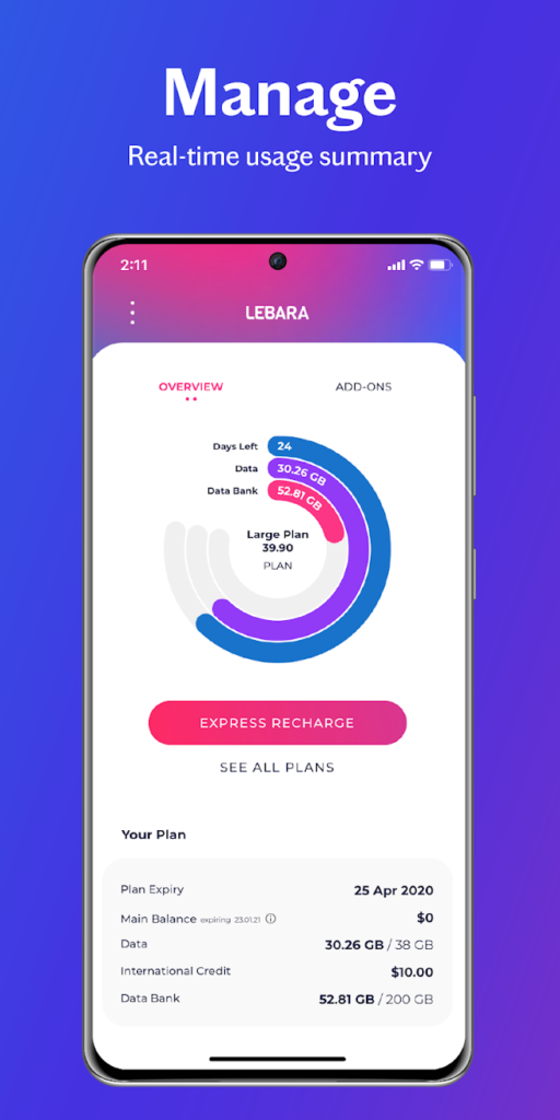 Lebara Australia App